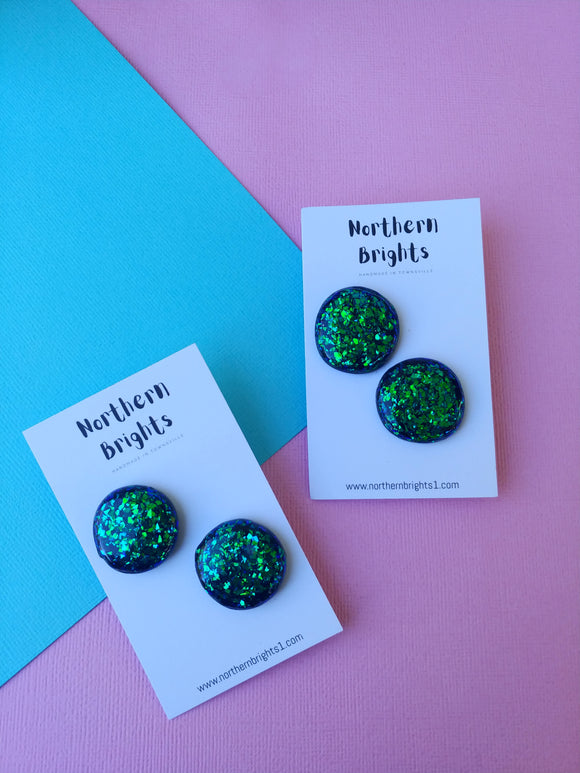 Heath Studs - Blue/Green - by Northern Brights