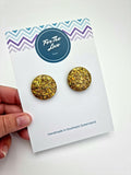 Gold Shards Maxi Studs